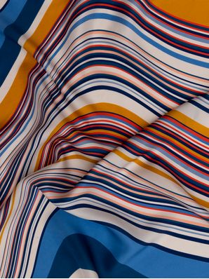 Pañuelo Seda Mujer Silk Giulia Scarf Azul Hush Puppies