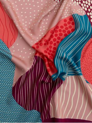 Pañuelo Seda Mujer Silk Bettina Scarf Multicolor Hush Puppies