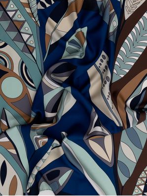 Pañuelo Seda Mujer Silk Stella Scarf Azul Hush Puppies