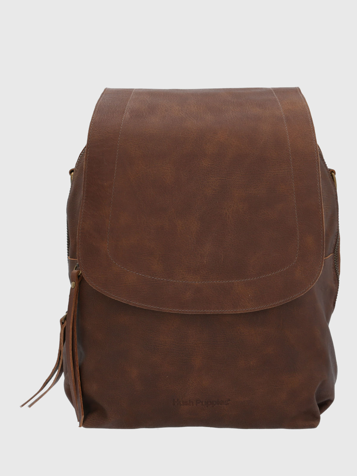 Mochila Cuero Mujer Cobb Backbag Café Hush Puppies