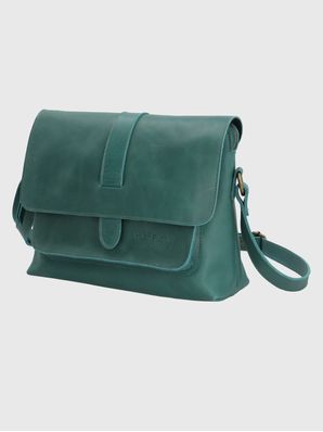 Cartera Cuero Mujer Court Cross Azul Hush Puppies