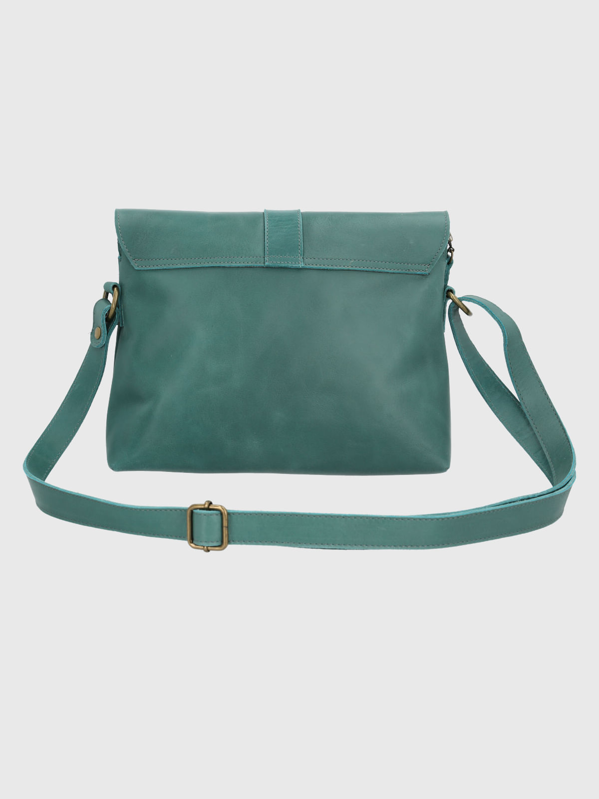 Cartera Cuero Mujer Court Cross Azul Hush Puppies