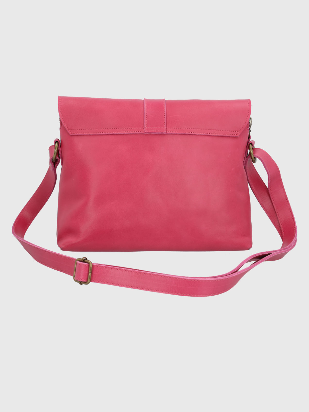 Cartera Cuero Mujer Court Cross Rosado Hush Puppies