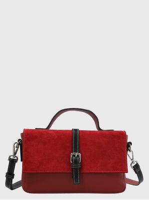 Cartera Cerutti Cuero Mujer Moretti Cross Rojo