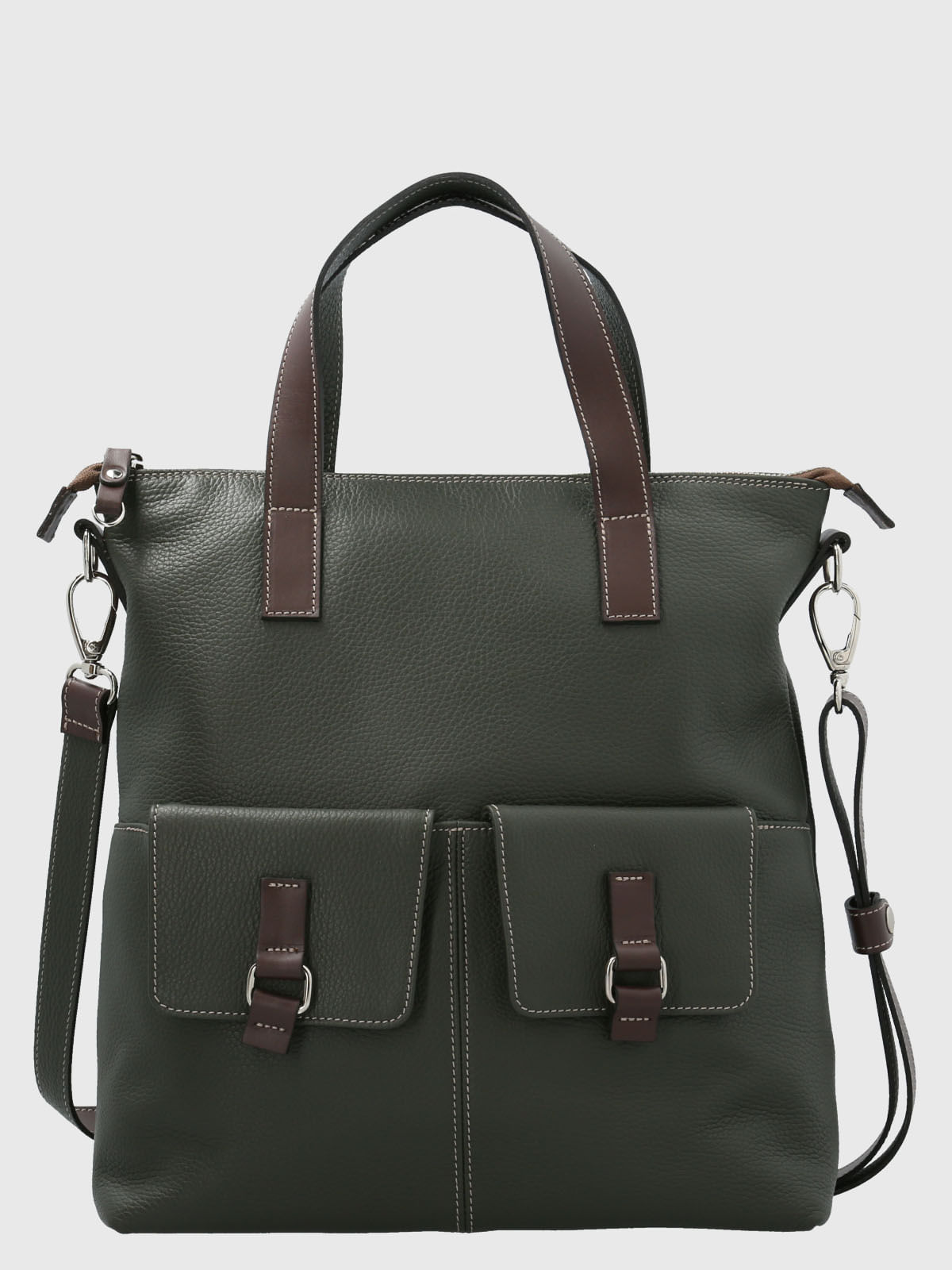 Cartera Cerutti Cuero Mujer Ferraro Bag Verde