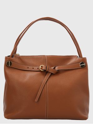 Cartera Cerutti Cuero Mujer Bruno Bag Café