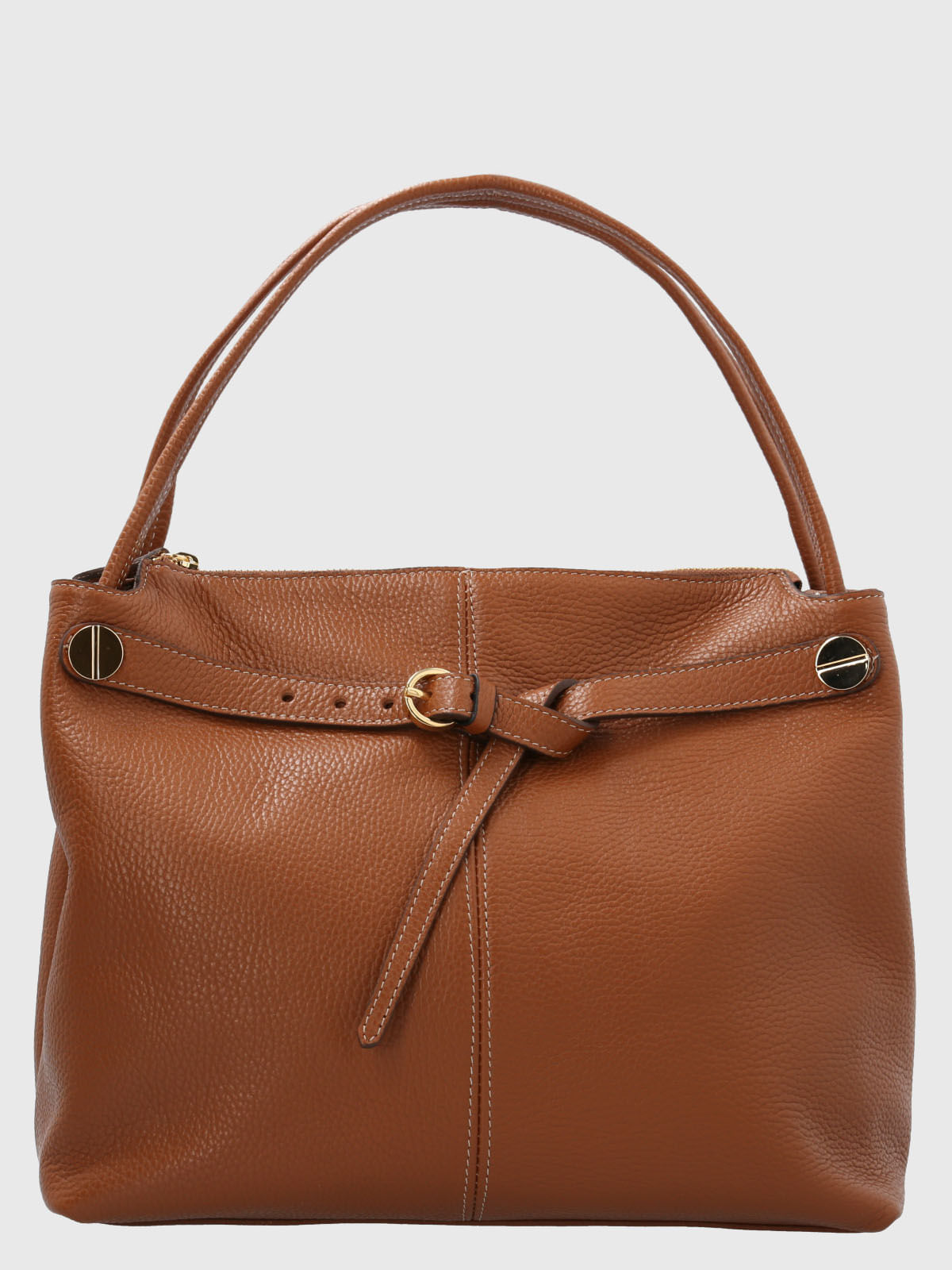 Cartera Cerutti Cuero Mujer Bruno Bag Café