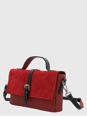 Cartera Cerutti Cuero Mujer Moretti Cross Rojo