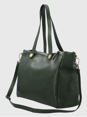 Cartera Cerutti Cuero Mujer Fiore Bag Verde
