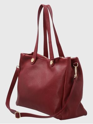 Cartera Cerutti Cuero Mujer Fiore Bag Rojo