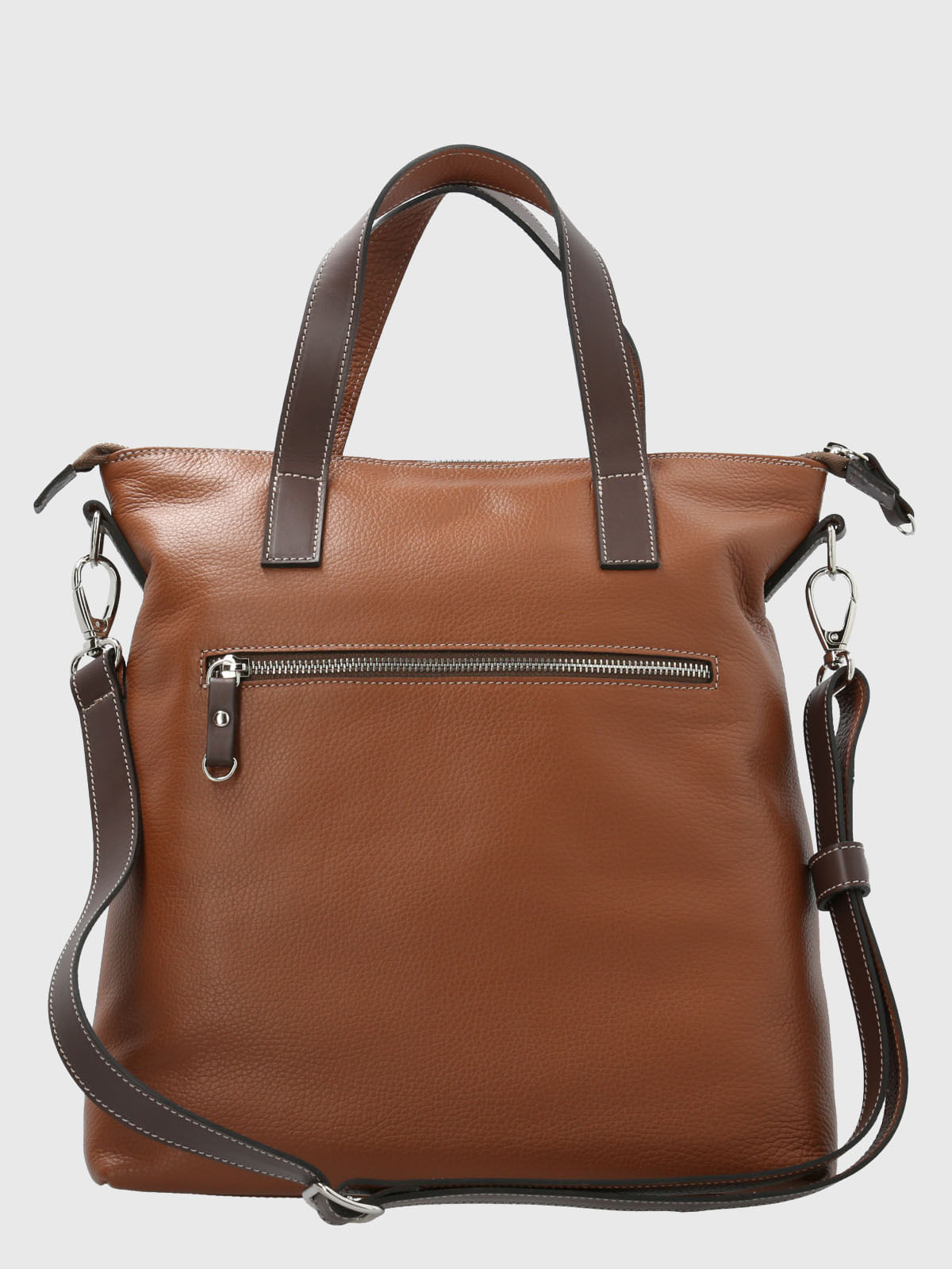 Cartera Cerutti Cuero Mujer Ferraro Bag Café