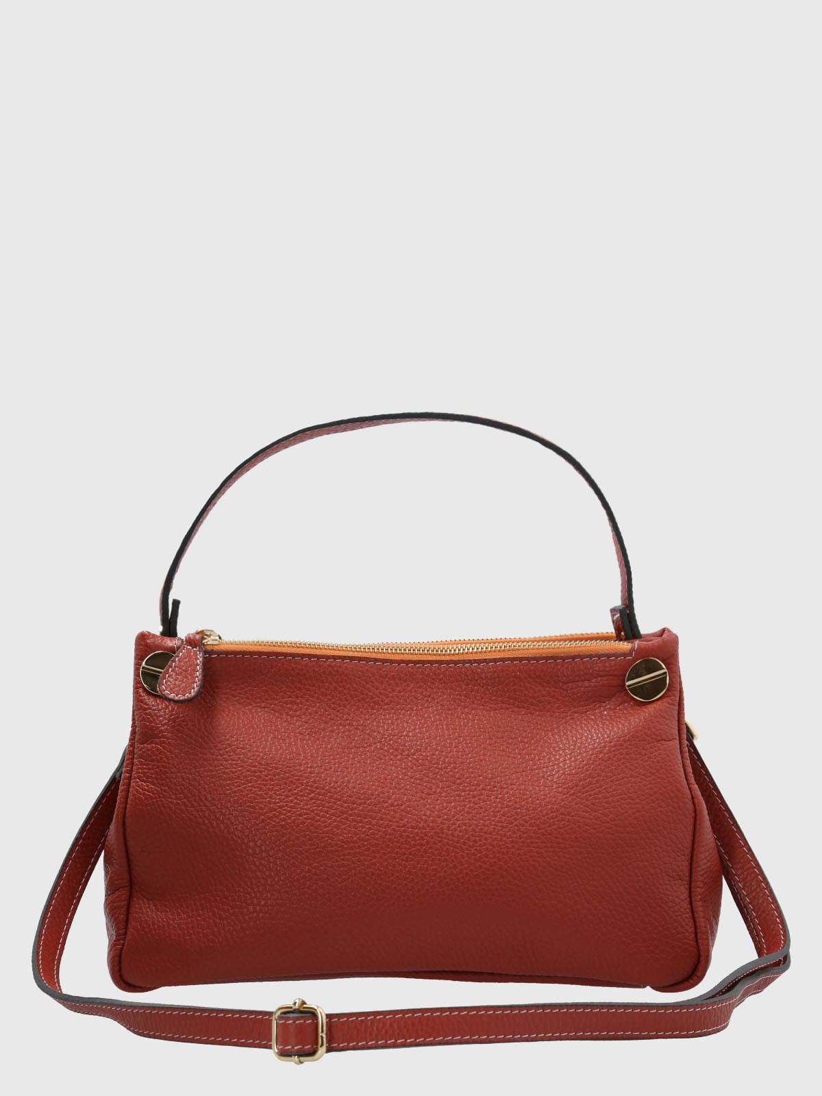 Cartera Cerutti Cuero Mujer Ricci Bag Naranjo