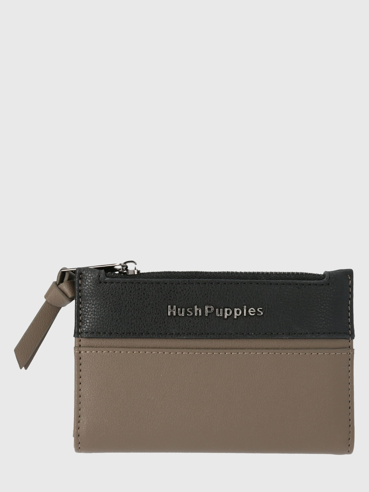 Billetera Ecocuero Mujer Barker Wallet Negro Hush Puppies