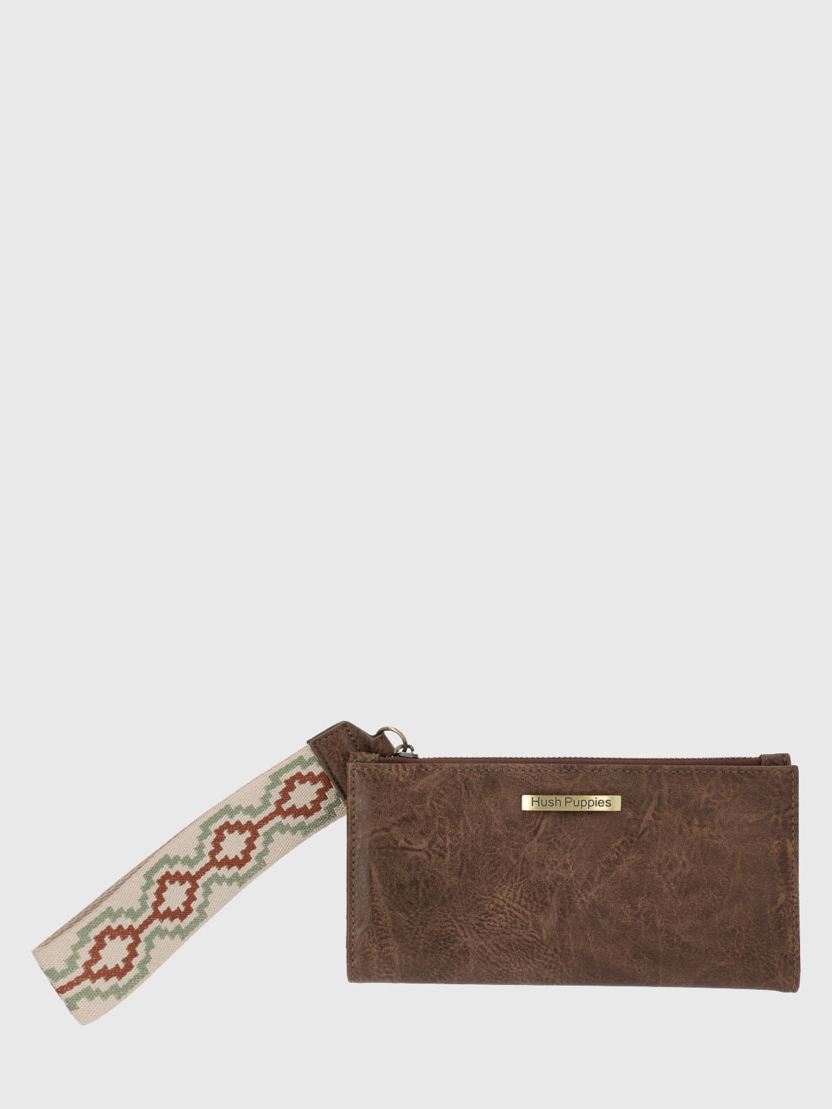 Billetera Ecocuero Mujer Luck Wallet Café Hush Puppies