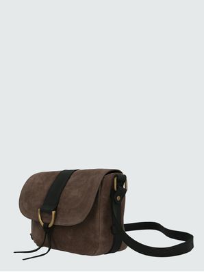 Cartera Cuero Mujer Clay Saddle Gris Hush Puppies