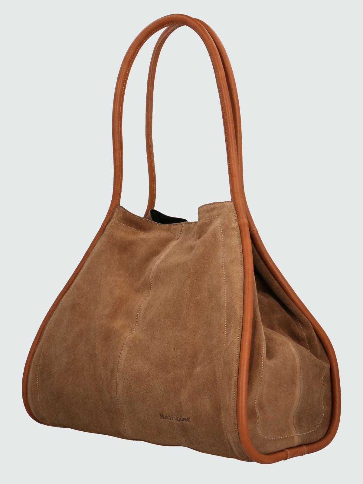 Cartera Cuero Mujer Croft Hobo Café Hush Puppies