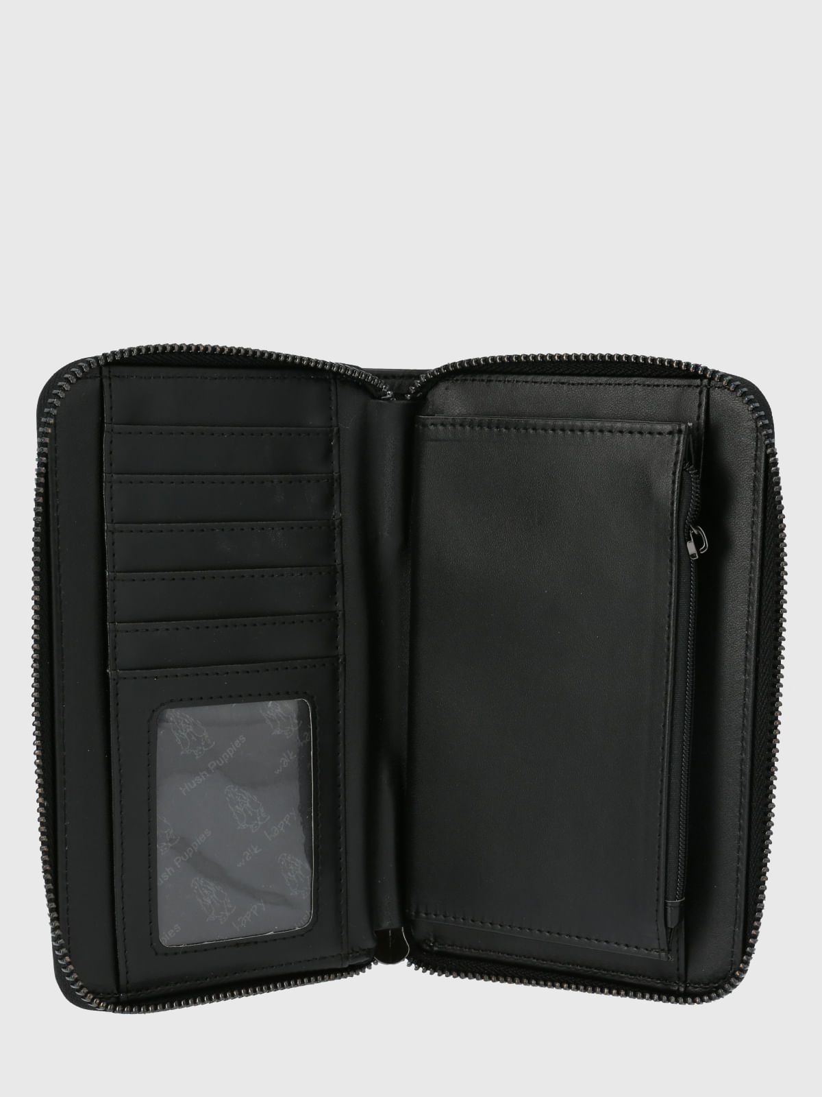 Billetera Ecocuero Mujer Lynn Wallet Negro Hush Puppies