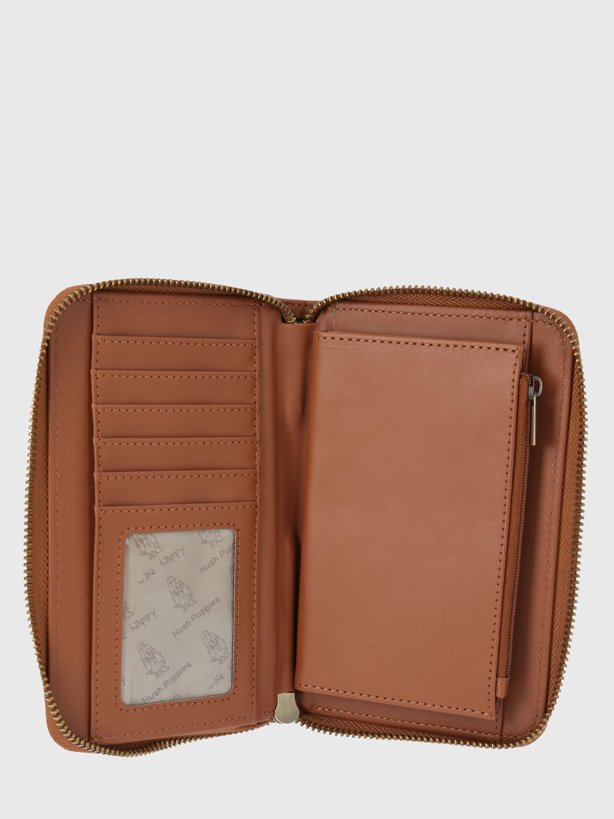 Billetera Ecocuero Mujer Lynn Wallet Café Hush Puppies