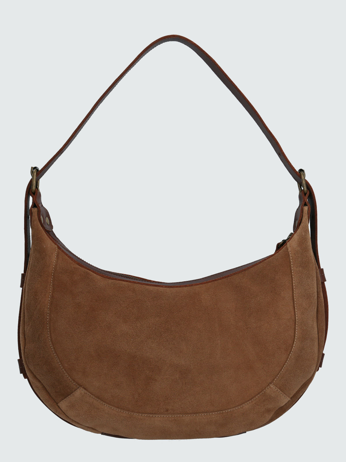 Cartera Cuero Mujer Clare Hobo Café Hush Puppies