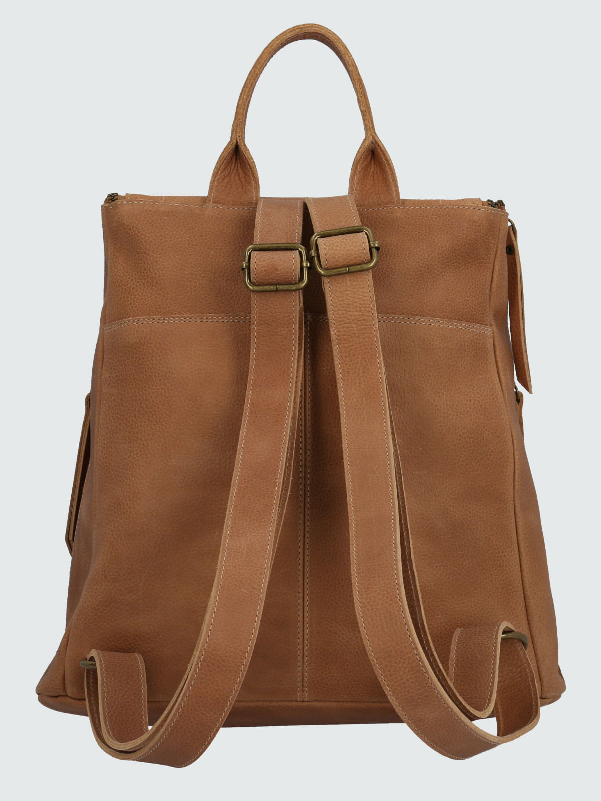 Cuero Vacuno Mochila Cuero Marron Mujer Piel Mochilas De Damas