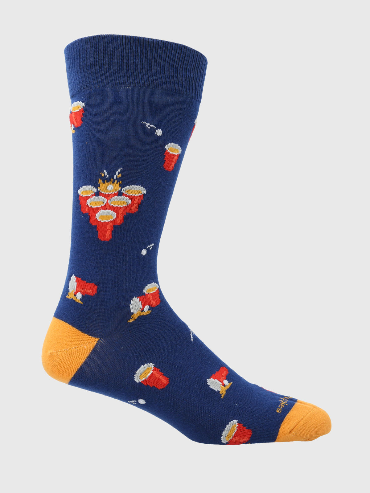 Calcetin Algodón Hombre C Beerpong Azul Hush Puppies
