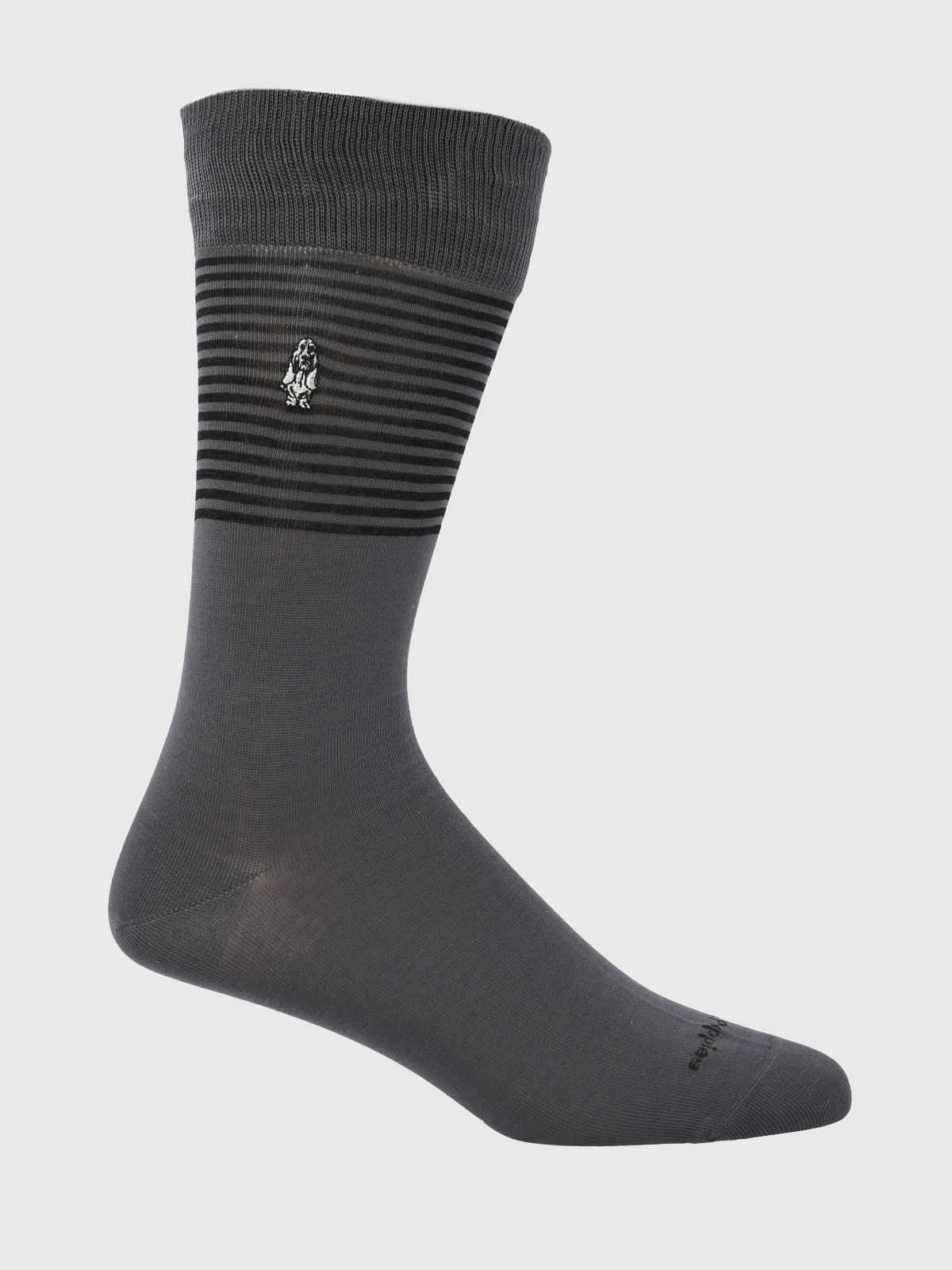 Calcetin Algodón Hombre D Dog Embro Gris Hush Puppies