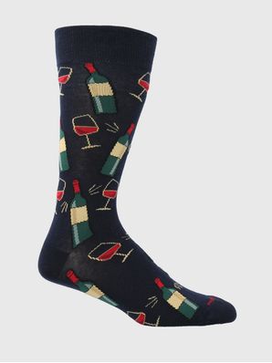 Calcetin Algodón Hombre C Wine Azul Hush Puppies