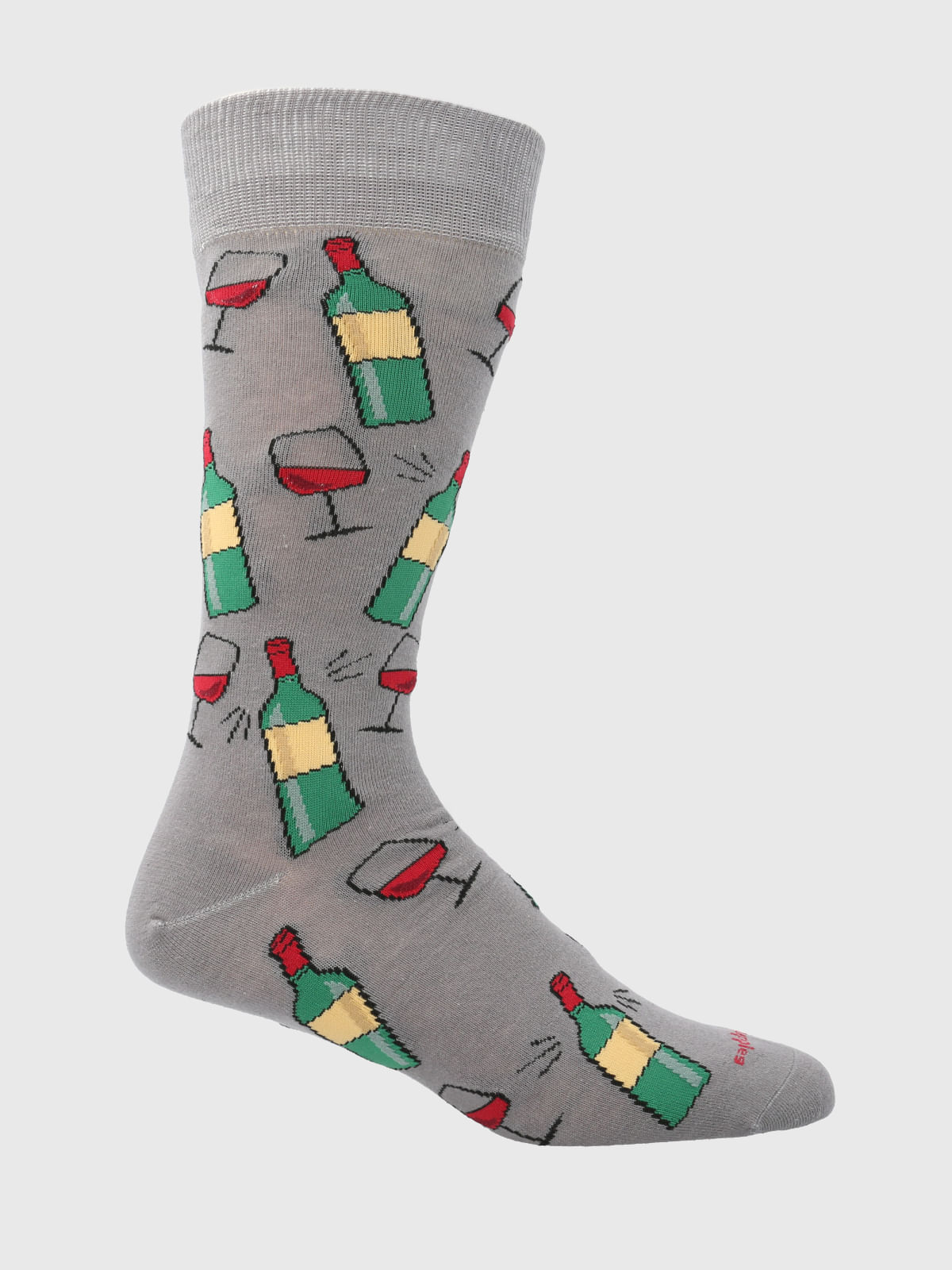 Calcetin Algodón Hombre C Wine Gris Hush Puppies