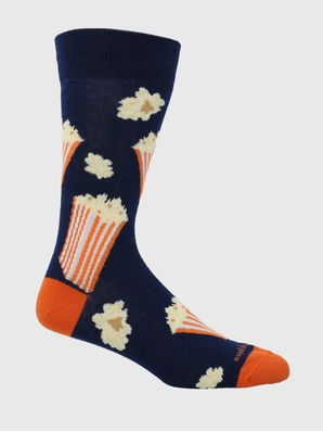 Calcetin Algodón Hombre C Popcorn Azul Hush Puppies