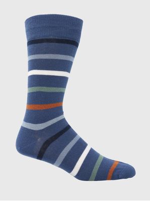 Calcetin Algodón Hombre C Stripe Azul Hush Puppies