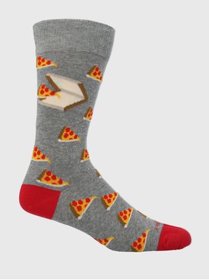 Calcetin Algodón Hombre C Pizza Gris Hush Puppies