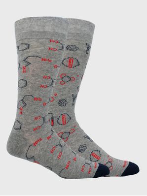 Calcetin Algodón Hombre Diff Laboratory Gris Hush Puppies