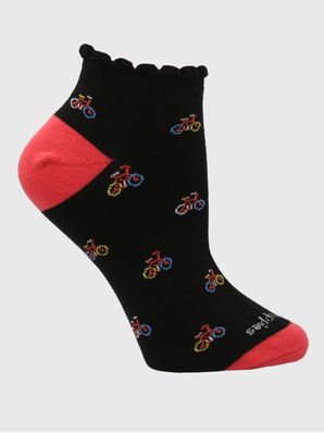 Calcetin Algodón Mujer Ped Bikes Negro Hush Puppies