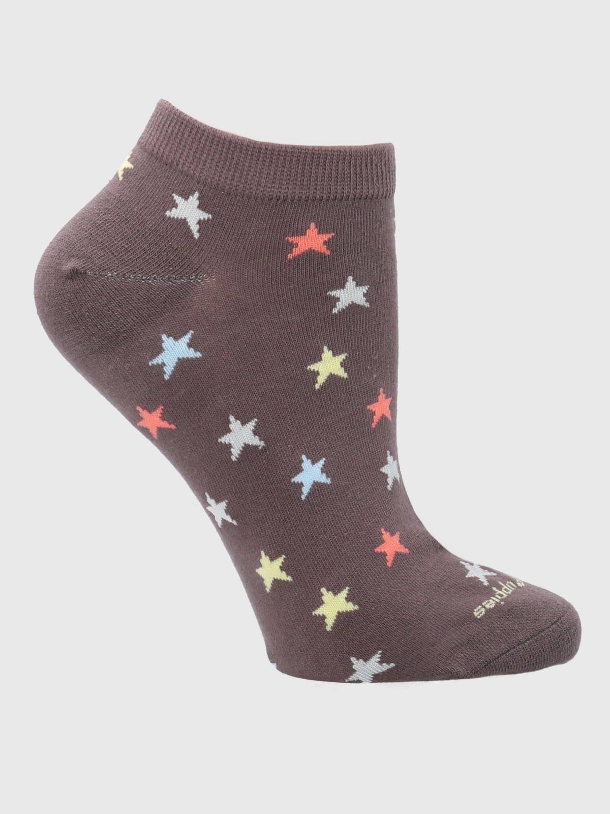 Calcetin Algodón Mujer Ped Stars Beige Hush Puppies