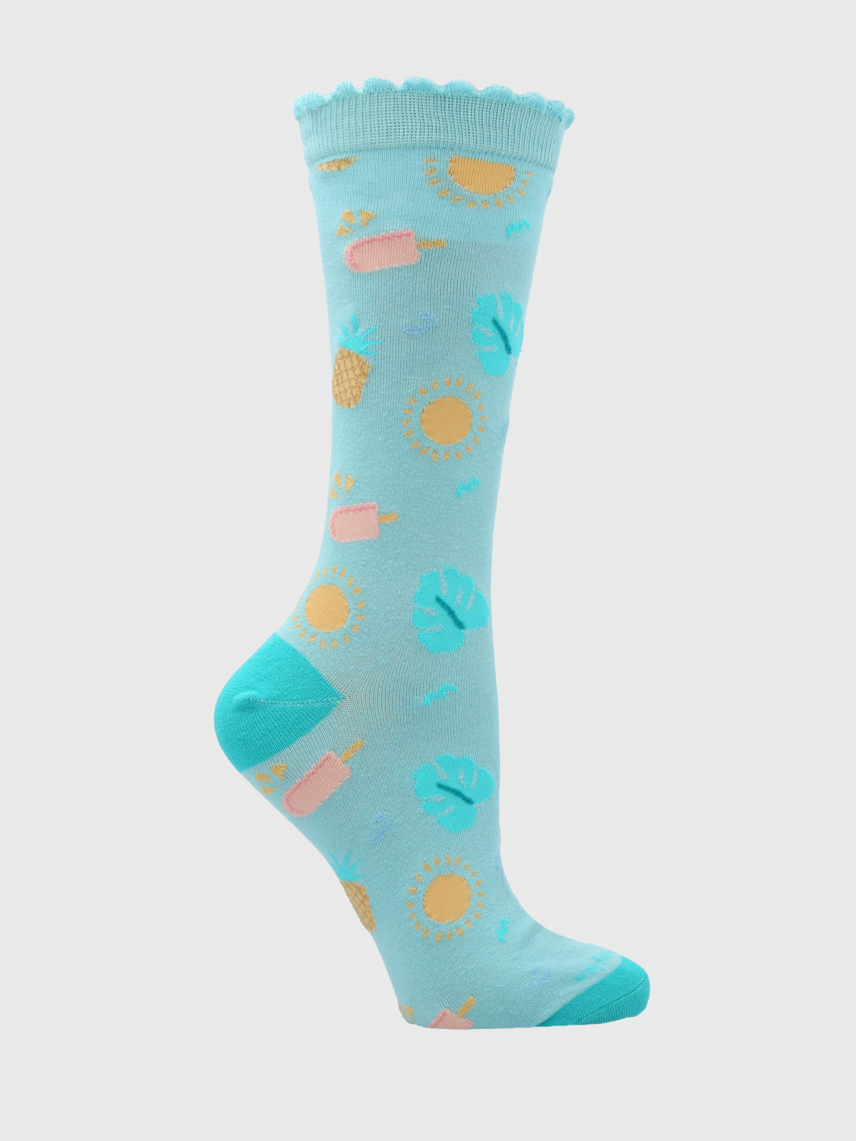 Calcetin Algodón Mujer C St Summer Celeste Hush Puppies
