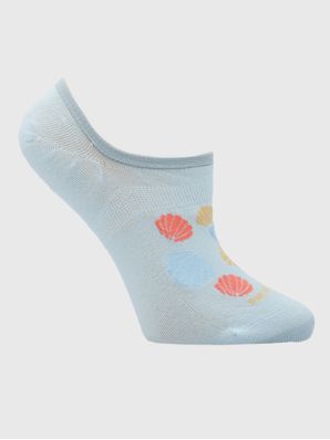 Calcetin Algodón Mujer Inv S Shells Celeste Hush Puppies