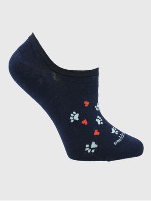 Calcetin Algodón Mujer Inv S Paw Azul Hush Puppies