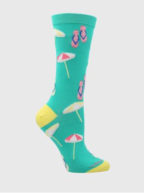Calcetin Algodón Mujer C Beach Verde Hush Puppies