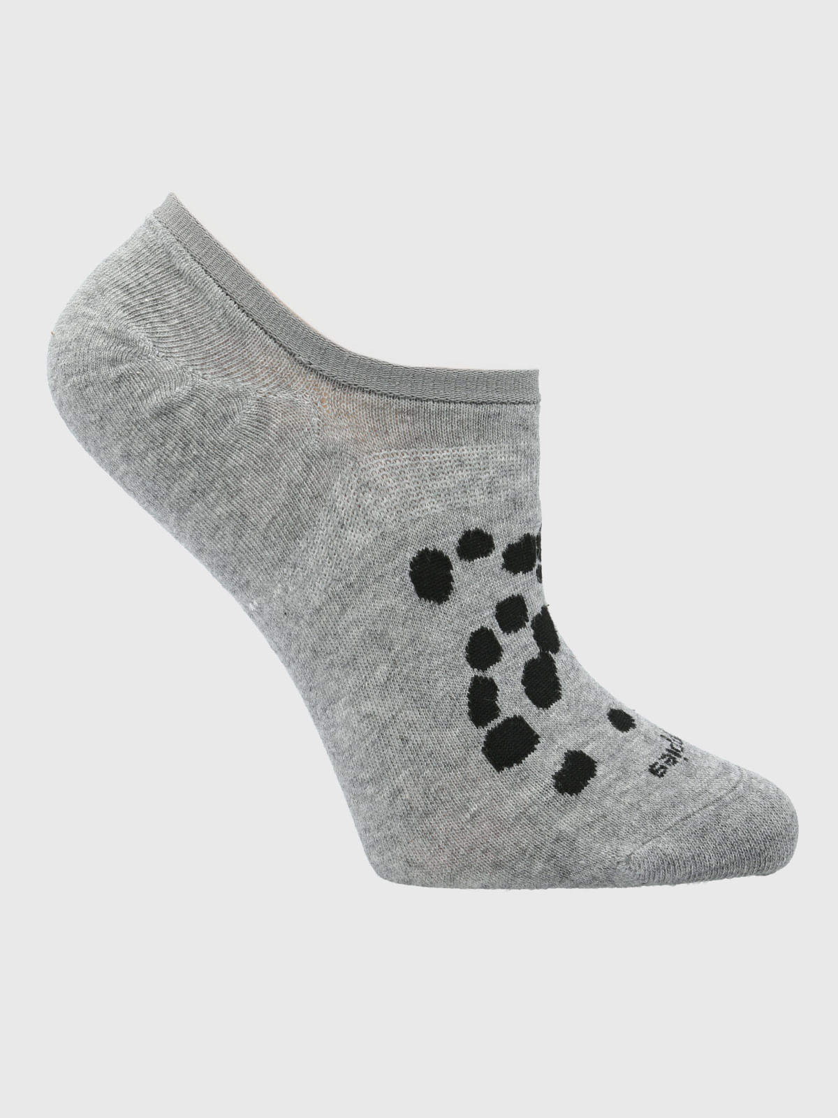 Calcetin Algodón Mujer Inv S Stain Gris Hush Puppies