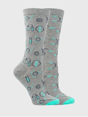 Calcetin Algodón Mujer Diff Chemistry Gris Hush Puppies