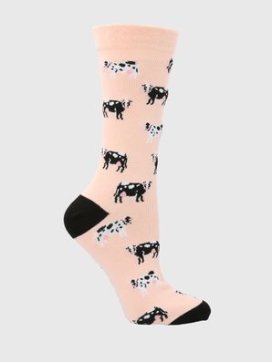 Calcetin Algodón Mujer C Cuff Cow Rosado Hush Puppies