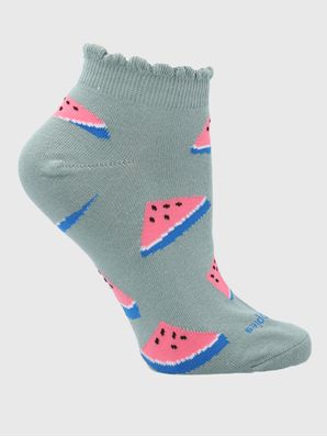 Calcetin Algodón Mujer Ped St Watermel Verde Hush Puppies