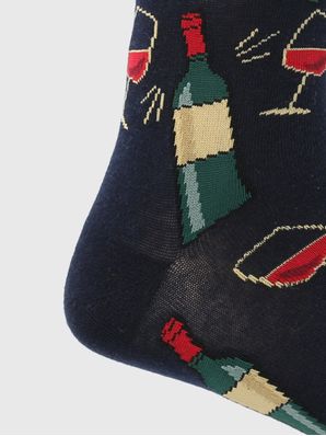 Calcetin Algodón Hombre C Wine Azul Hush Puppies