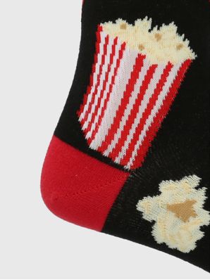 Calcetin Algodón Hombre C Popcorn Negro Hush Puppies
