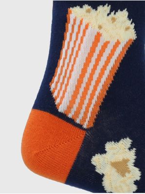 Calcetin Algodón Hombre C Popcorn Azul Hush Puppies