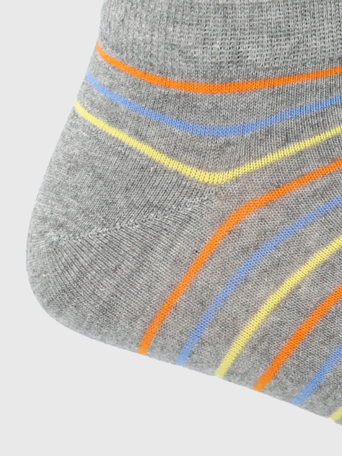 Calcetin Algodón Hombre Ped Stripes Gris Hush Puppies