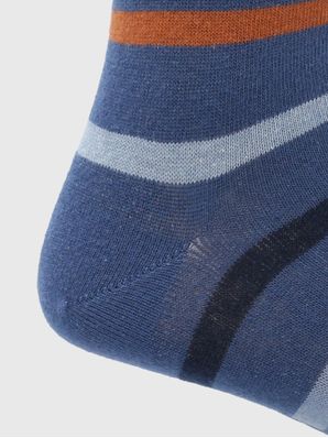 Calcetin Algodón Hombre C Stripe Azul Hush Puppies