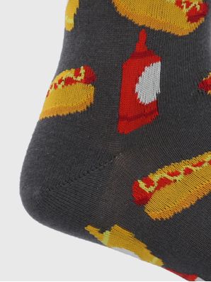 Calcetin Algodón Hombre C Hotdog Gris Hush Puppies