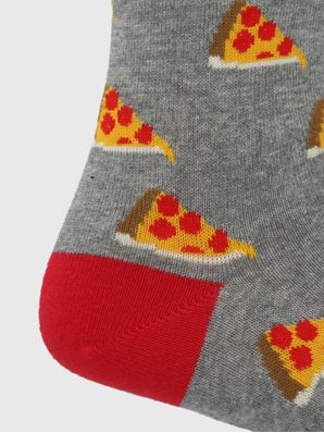 Calcetin Algodón Hombre C Pizza Gris Hush Puppies