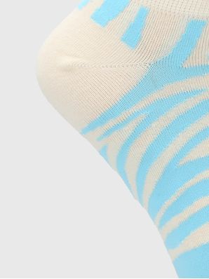 Calcetin Algodón Mujer Ped Zebra Beige Hush Puppies